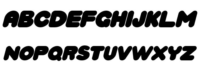 Crystal Universe Oblique Font LOWERCASE