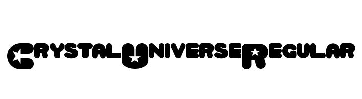 crystal universe font crystal universe font