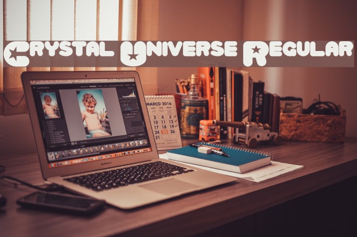 Crystal Universe Regular Font examples