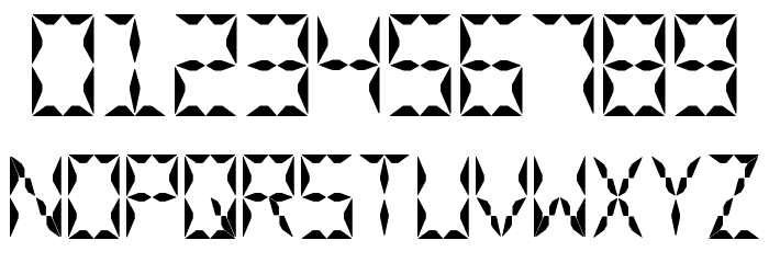 Crystal Watch Font OTHER CHARS