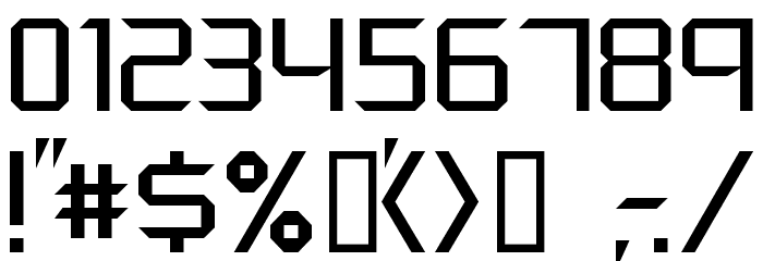 Crystal clear Font OTHER CHARS