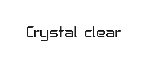Crystal clear Logo