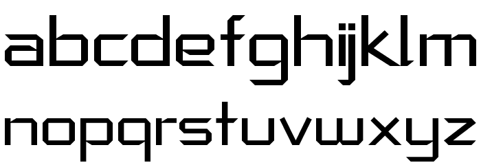 Crystal clear Font LOWERCASE