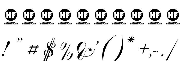 Crystal symphony Personal use Regular Font OTHER CHARS