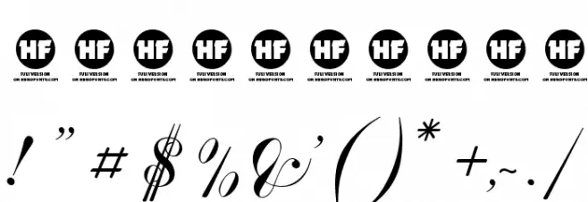 Crystal symphony - Personal use only Regular Font OTHER CHARS