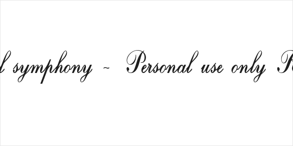 Crystal symphony - Personal use only Regular Logo