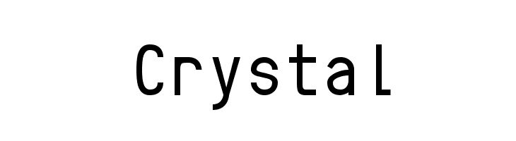 Crystal Font
