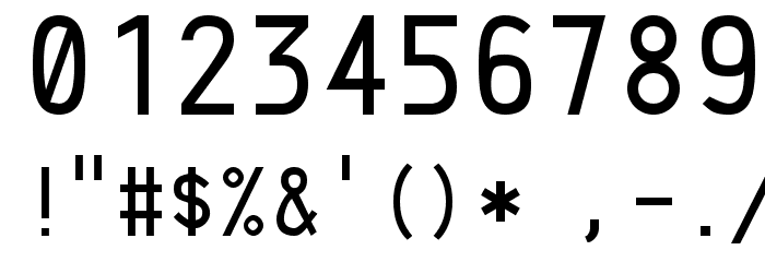 Crystal Font OTHER CHARS