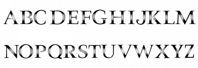 Crystal Font Litere mari