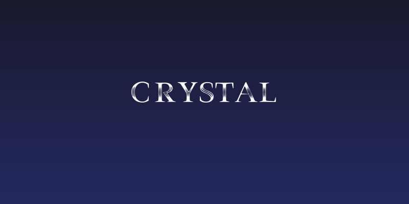 Crystal Social Header