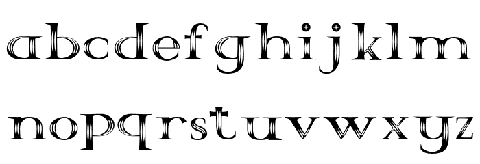 Crystal Font LOWERCASE