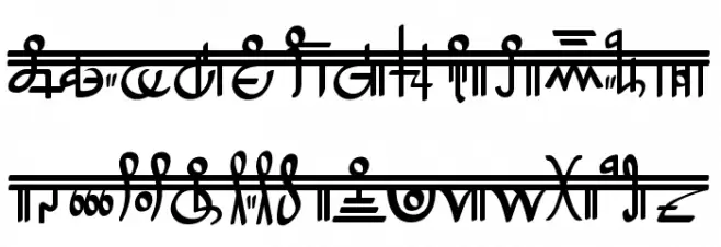CrystalBearersScript फ़ॉन्ट लोअरकेस