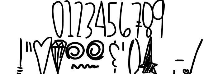 CrystalBluePersuasion Font OTHER CHARS