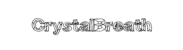 CrystalBreath  Frei Schriftart Herunterladen