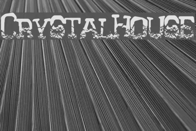 CrystalHouse Font examples