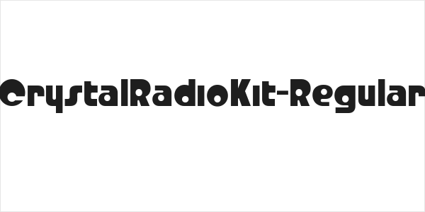 CrystalRadioKit-Regular Logo