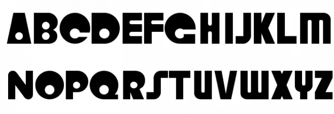 CrystalRadioKit-Regular 字体 大写