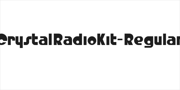 CrystalRadioKit-Regular Logo