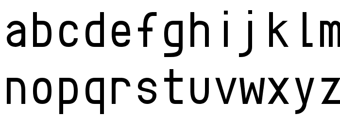 Crystal Font LOWERCASE
