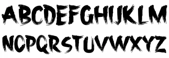 Crystalakes Font UPPERCASE