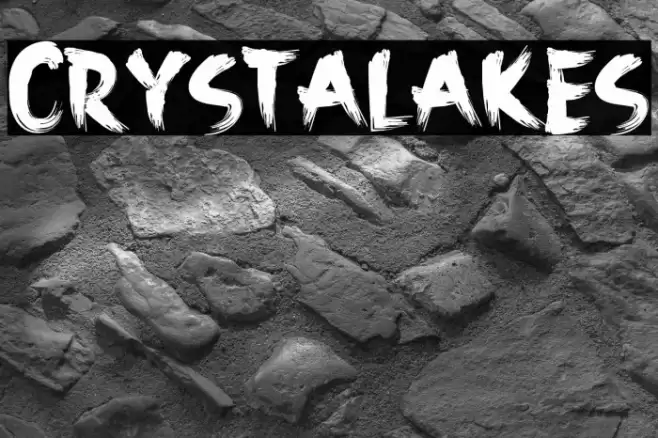 Crystalakes Font examples