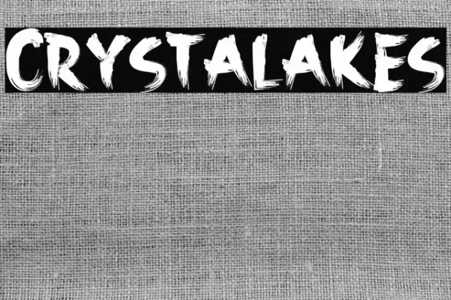 Crystalakes Font examples