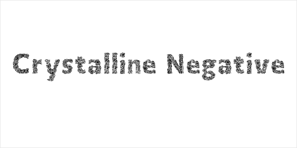 Crystalline Negative Logo