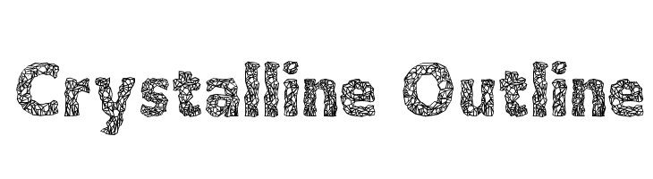 Crystalline Outline  baixar fontes gratis