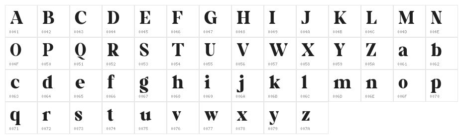 Crystasea Character Map
