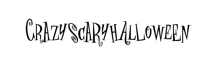 crAZYSCARYhalLowEeN Font