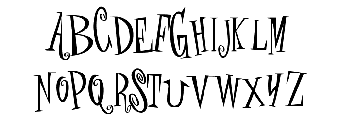 crAZYSCARYhalLowEeN Font LOWERCASE