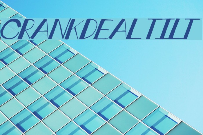 crankdeal tilt Example 1