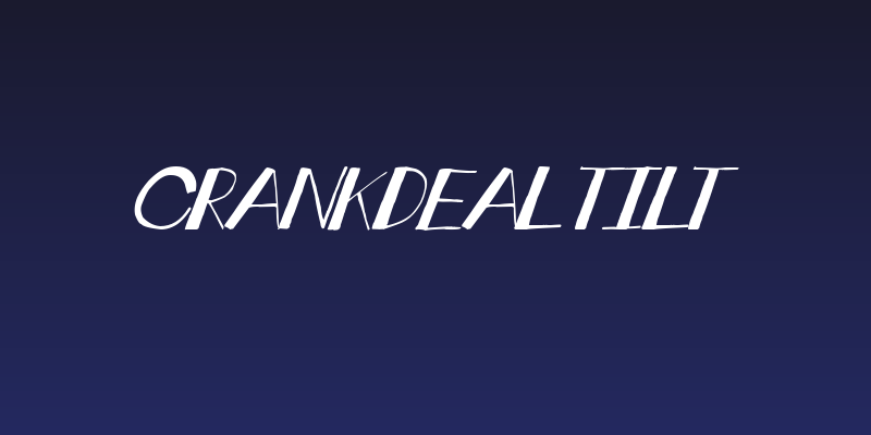crankdeal tilt Social Header