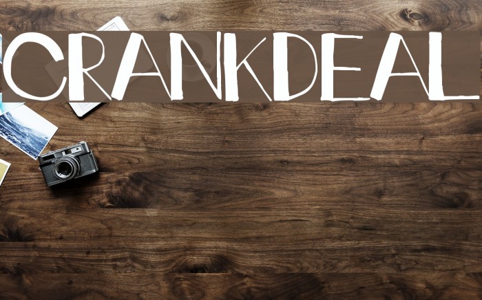 crankdeal Font examples