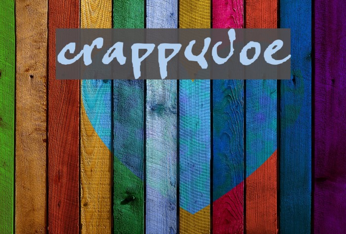 crappyJoe Font examples