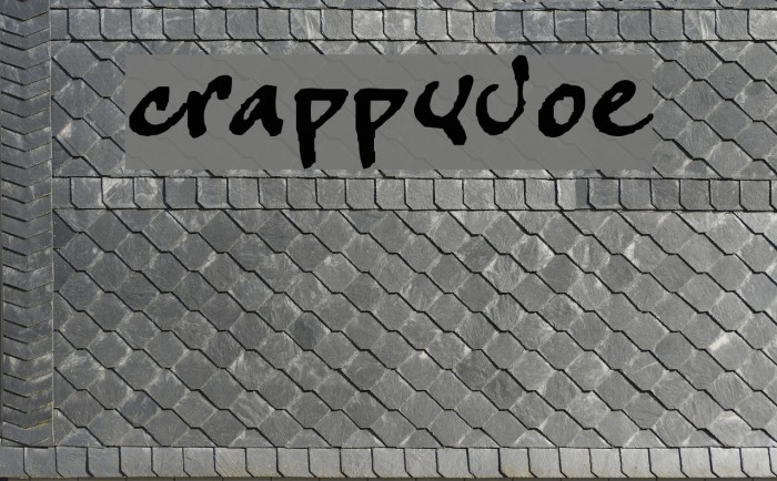 crappyJoe Font examples