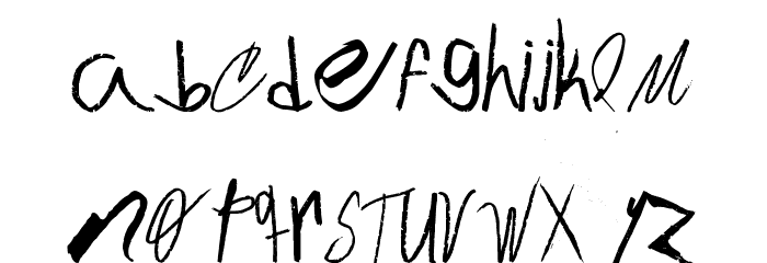 crative Chalk Font LOWERCASE