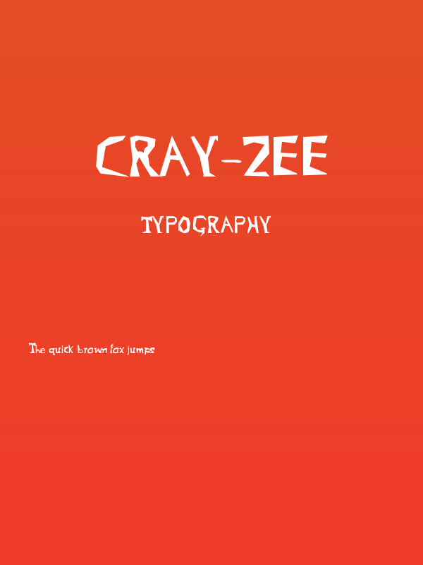 cray-zee Poster