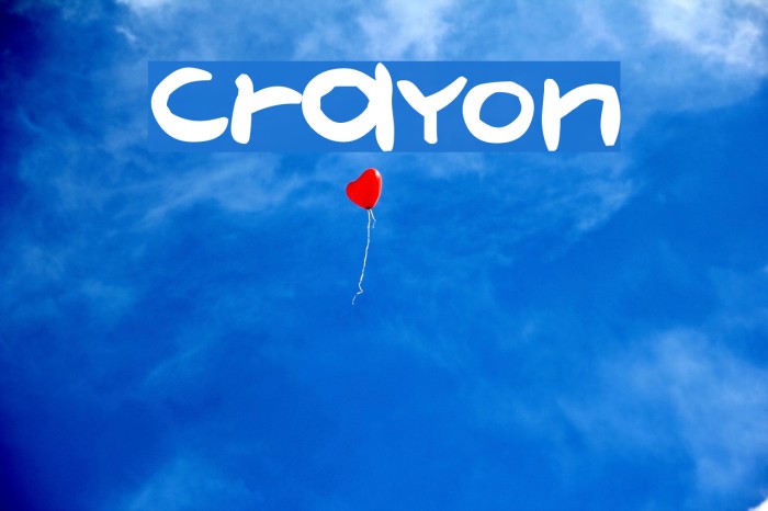 crayon Font examples