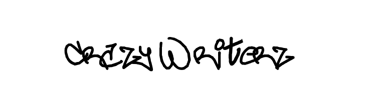 crazy Writerz  font caratteri gratis