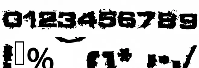 crazy Font OTHER CHARS