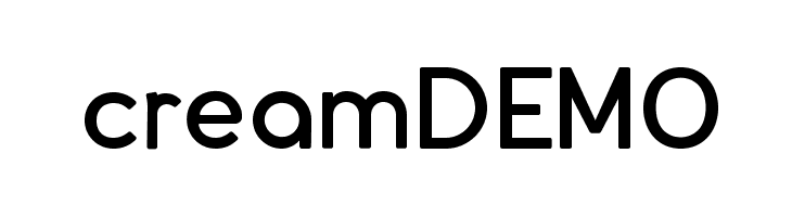 cream DEMO  नि: शुल्क फ़ॉन्ट्स डाउनलोड