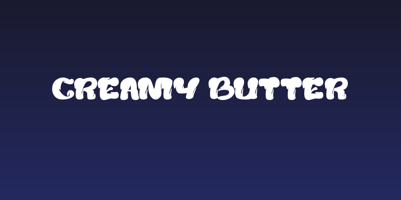 creamy butter Social Header