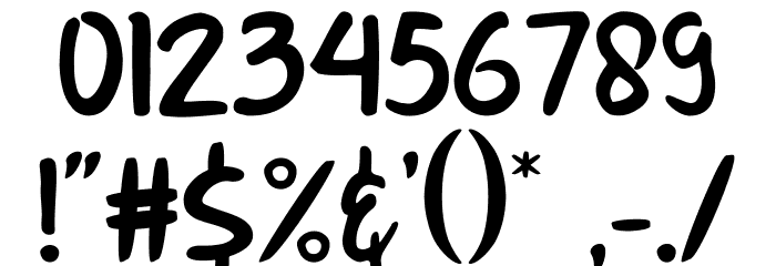 creation Font OTHER CHARS