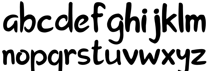 creation Font LOWERCASE