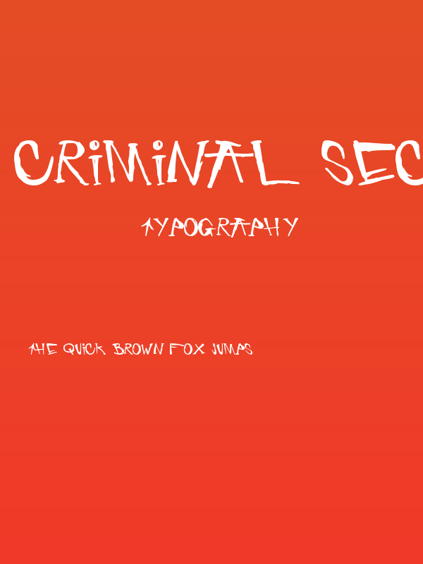 criminal security Poster