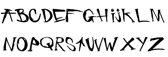 criminal security Font LOWERCASE