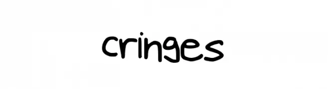 cringes  Fuentes Gratis Descargar