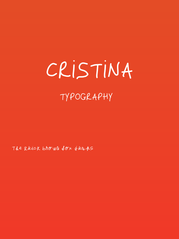 cristina Poster