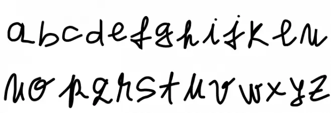 cristina خط أحرف صغيرة